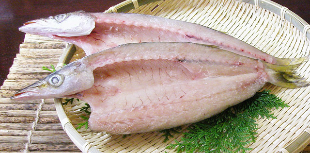 脂ののった カマス2枚。